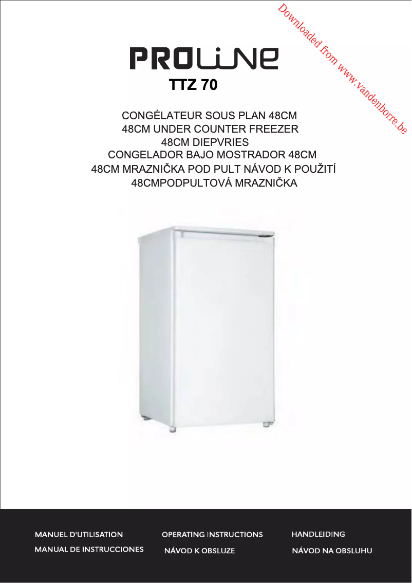 Página 1 del manual Manual de usuario Proline TTZ70