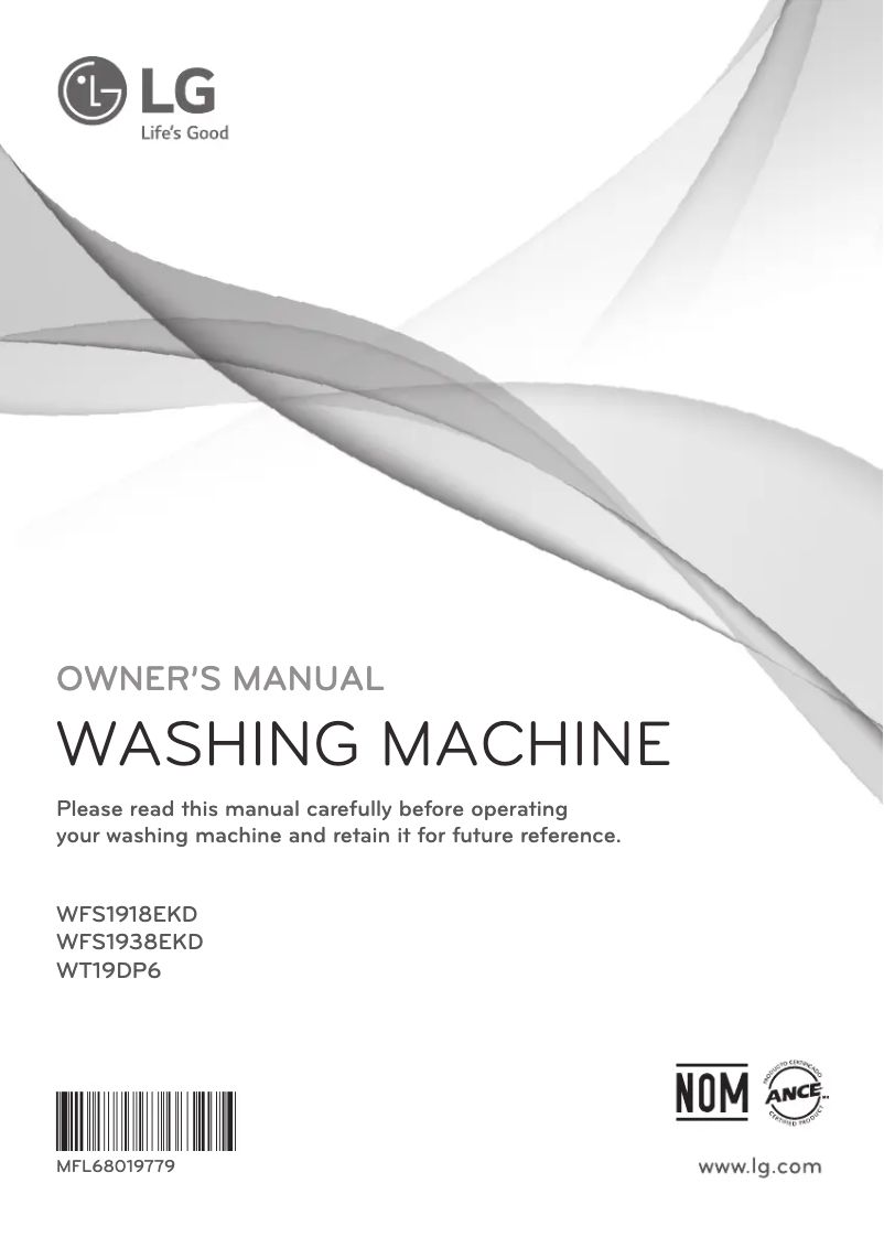 Imagen de la primera página del manual del dispositivo WT19DP6