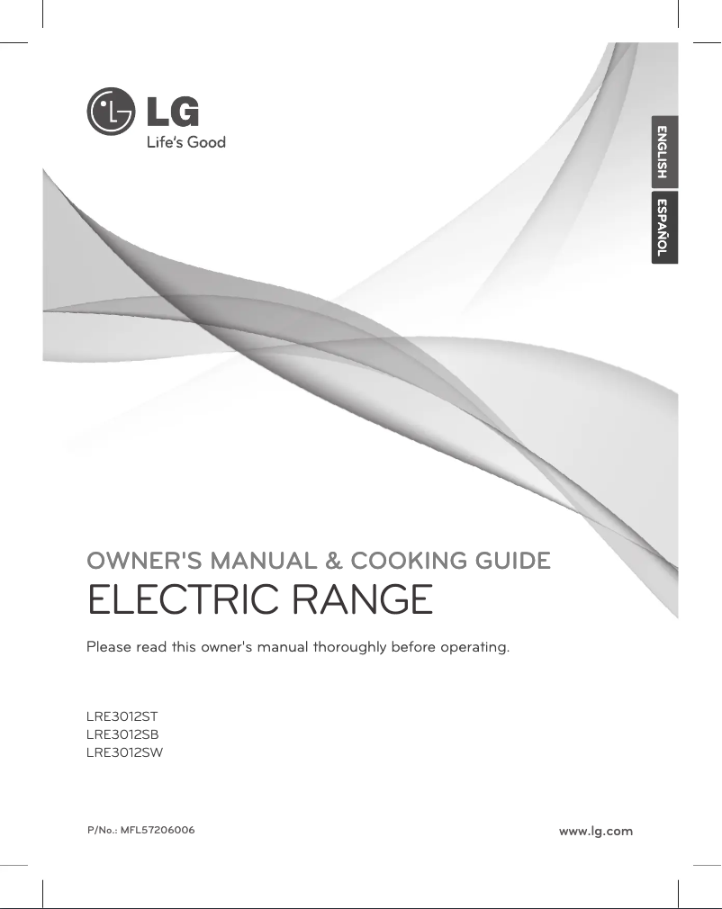 Página 1 del manual Manual de usuario LG LRE3012SW