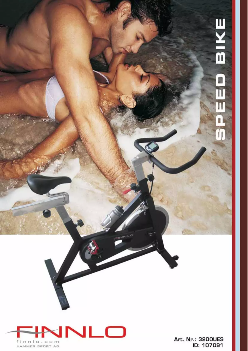 Imagen de la primera página del manual del dispositivo Speed Bike