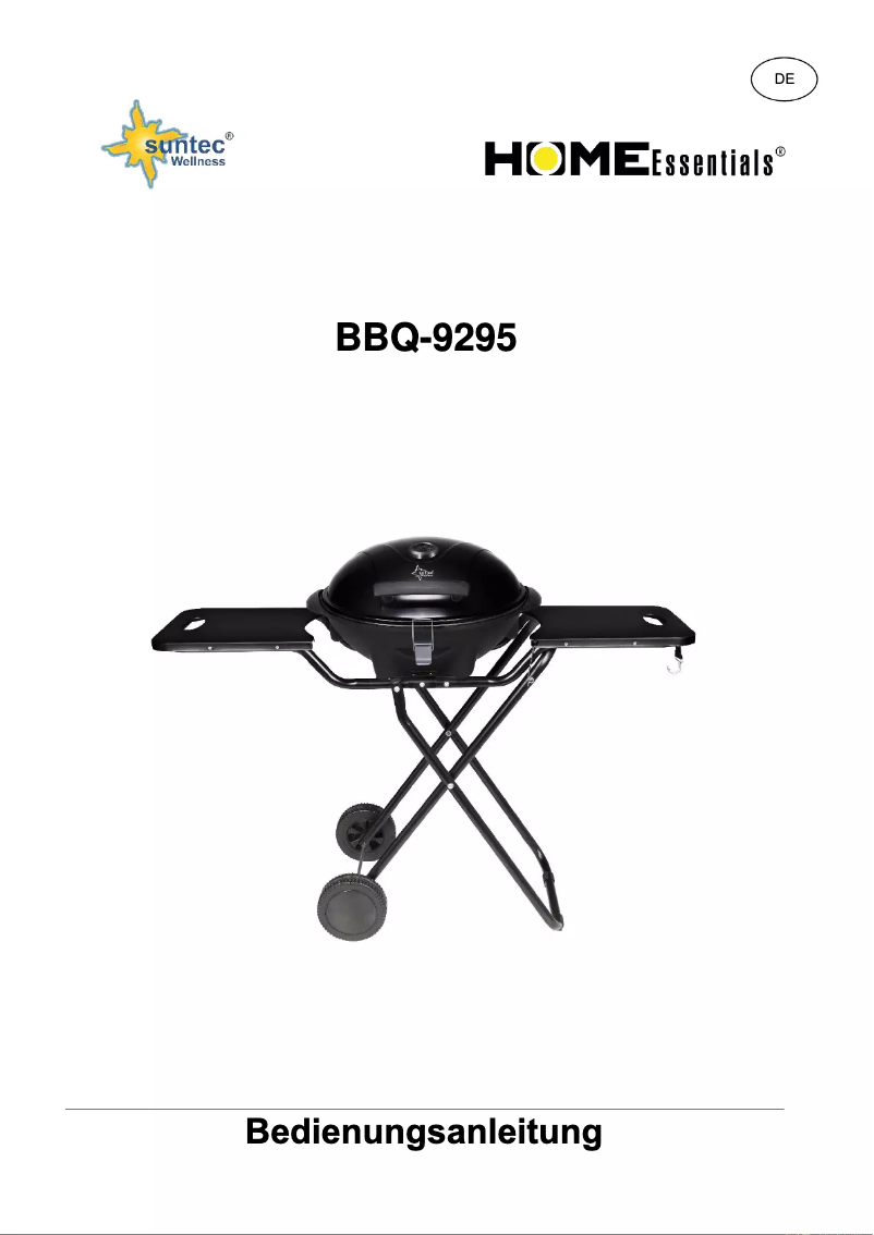 Página 1 del manual Manual de usuario Suntec BBQ-9295