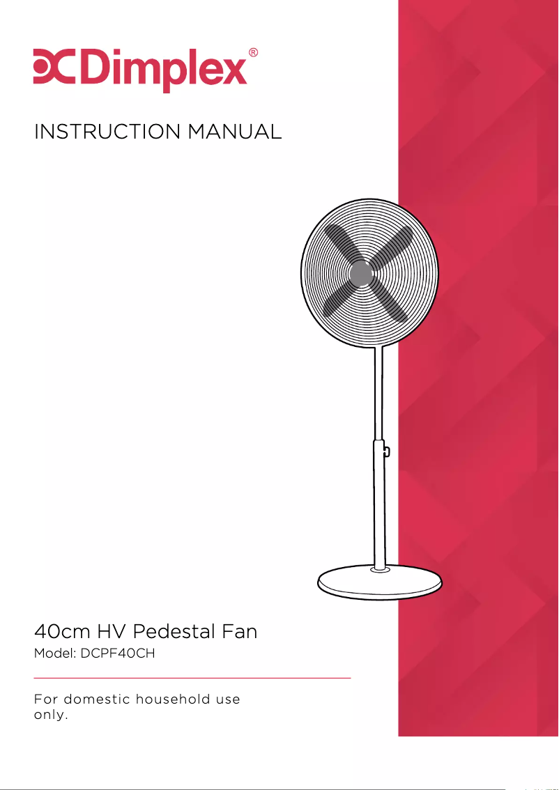 Imagen de la primera página del manual del dispositivo DCPF40CH