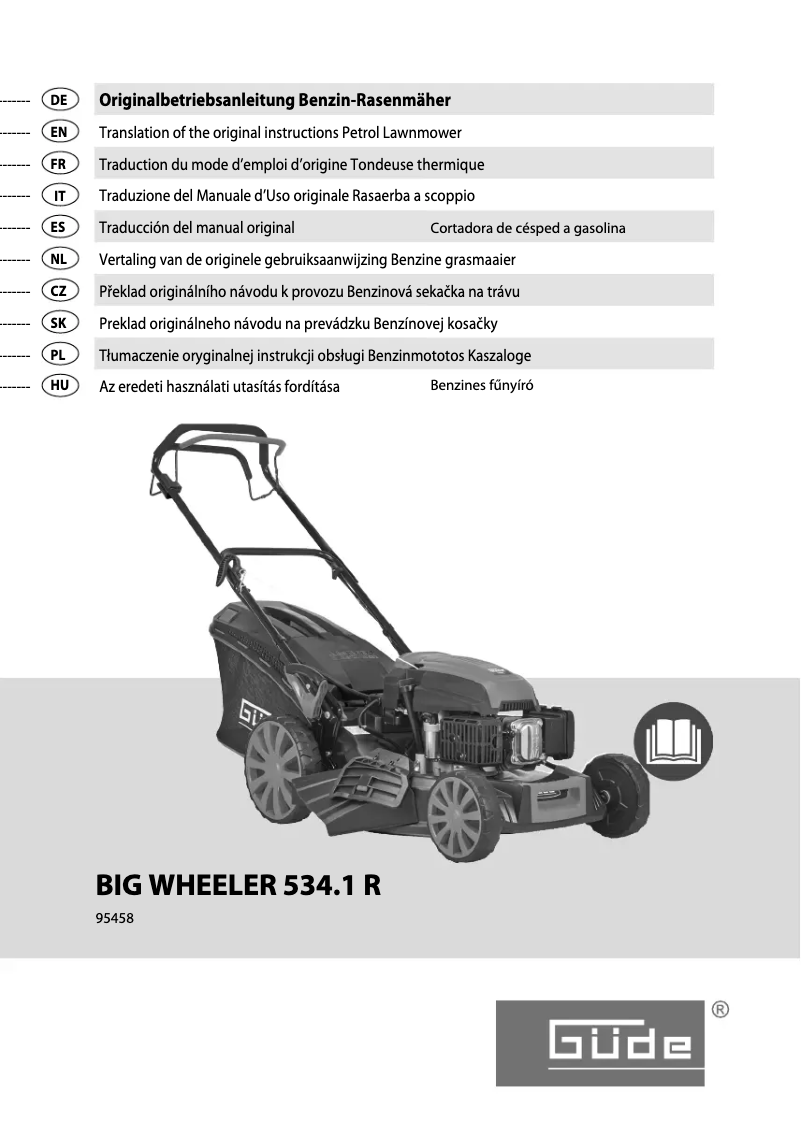 Página 1 del manual Manual de usuario Güde Big Wheeler 534.1 R