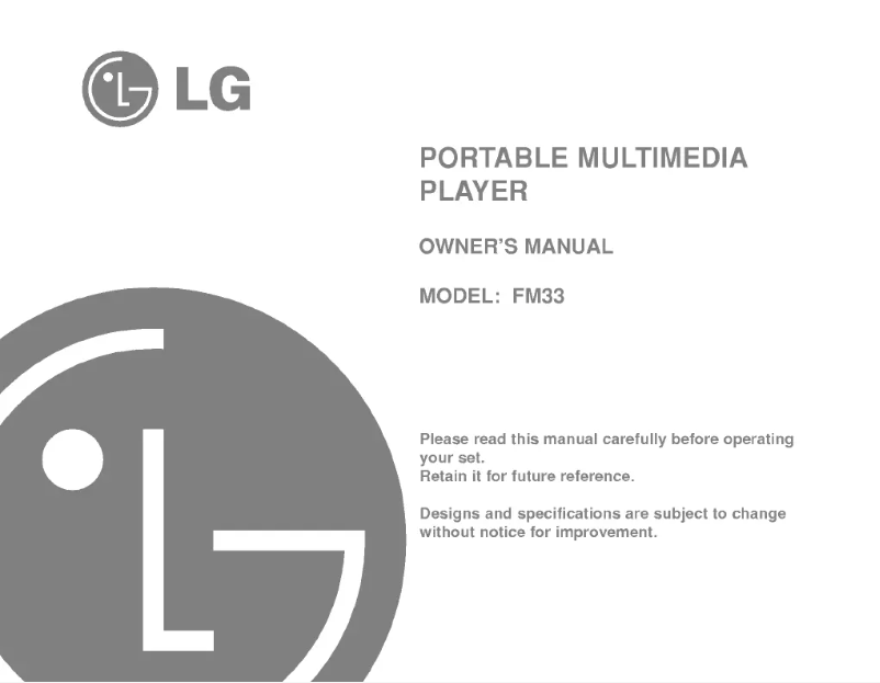 Página nº 1 - Manual de usuario LG MF-FM33S4K