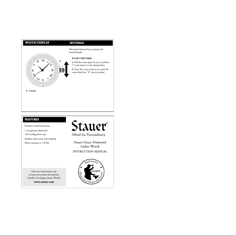 Página 1 del manual Manual de usuario Stauer 38976