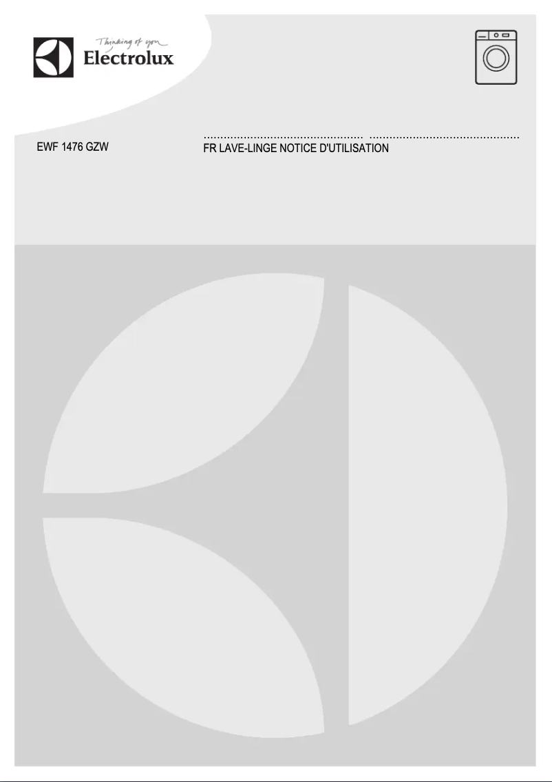 Imagen de la primera página del manual del dispositivo EWF1476GZW