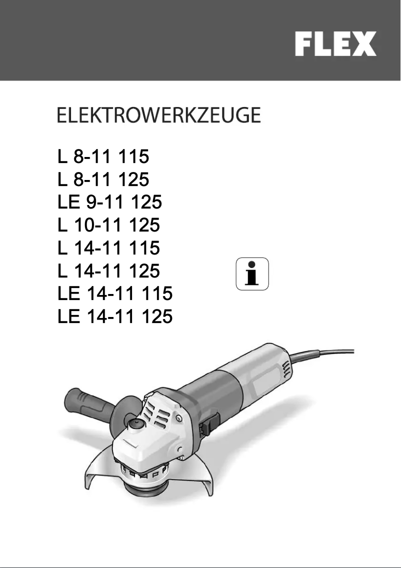 Imagen de la primera página del manual del dispositivo LE 14-11 125