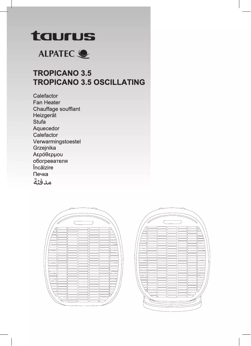 Imagen de la primera página del manual del dispositivo Alpatec Tropicano 3.5