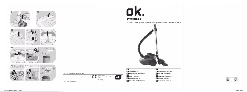 Imagen de la primera página del manual del dispositivo OVC 81522 B