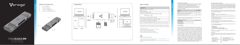Imagen de la primera página del manual del dispositivo CR-350
