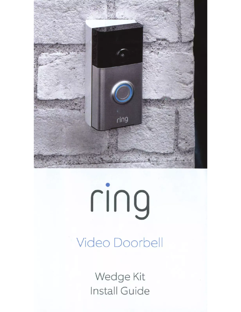 Página 1 del manual Manual de usuario Ring Video Doorbell Wedge Kit