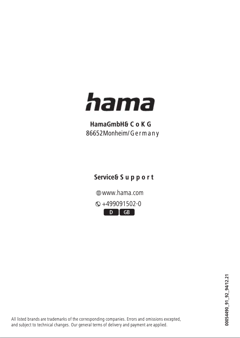 Página 1 del manual Manual de usuario Hama Racing Set