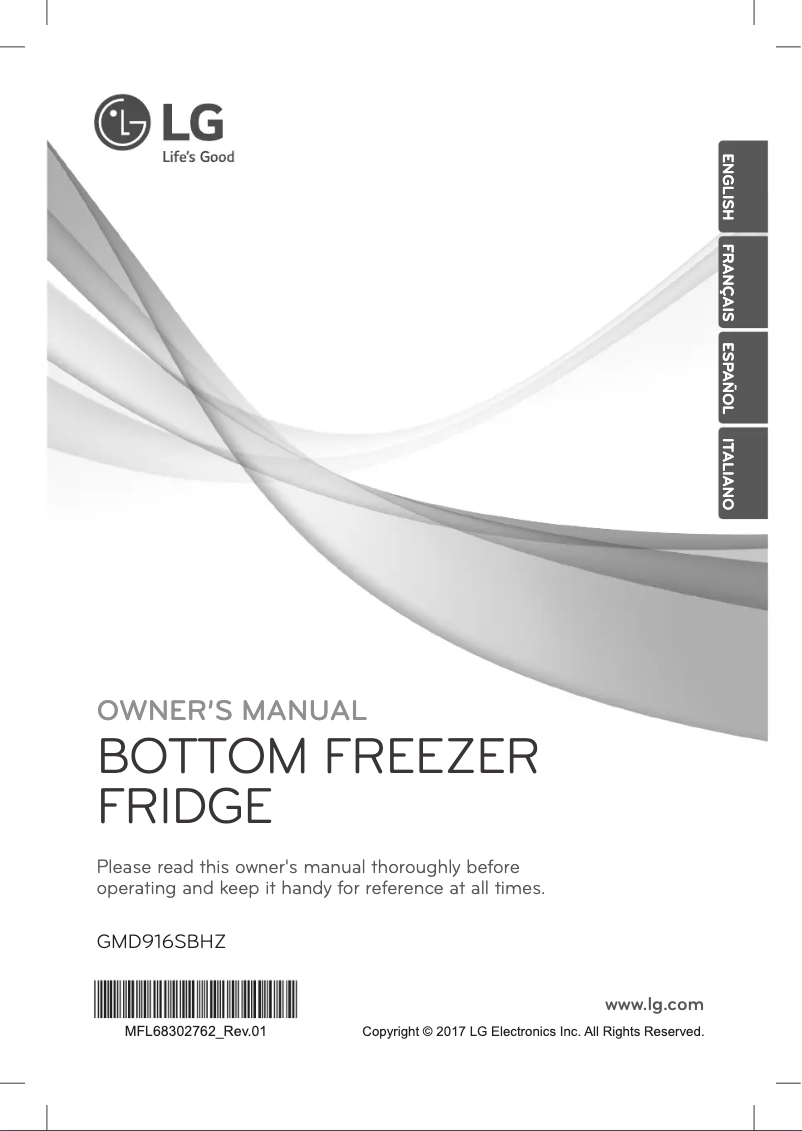 Imagen de la primera página del manual del dispositivo GMD916SBHZ