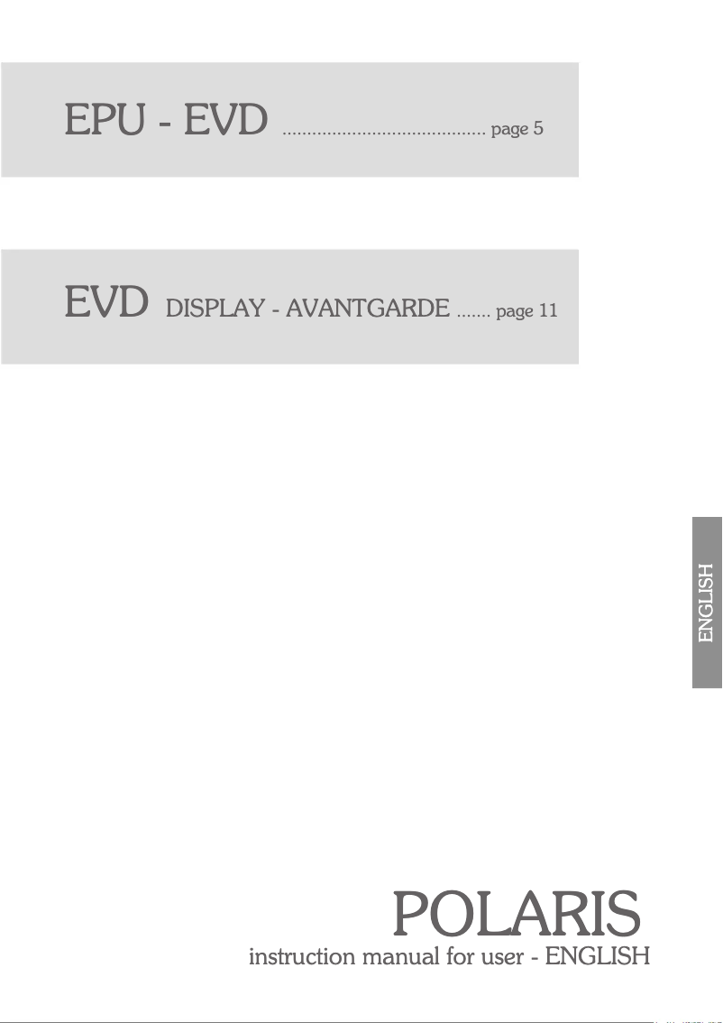 Imagen de la primera página del manual del dispositivo Polaris