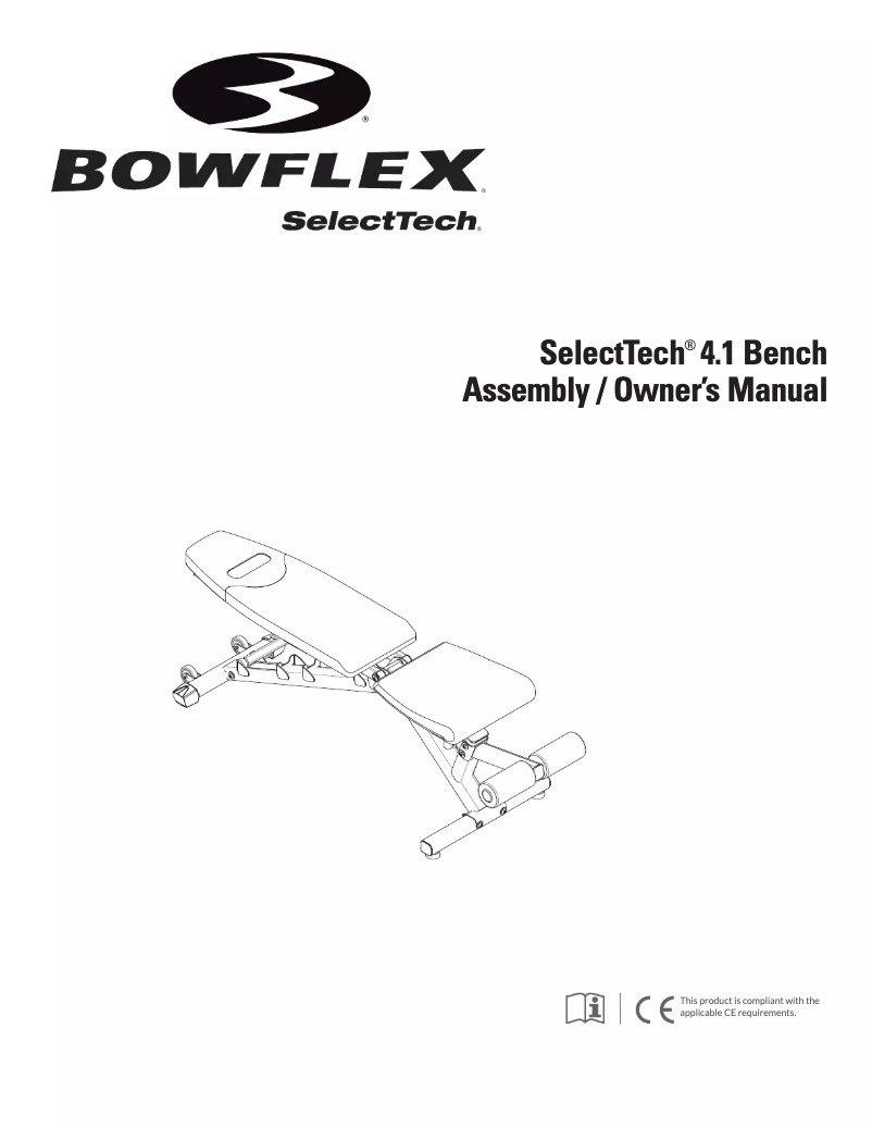 Página nº 1 - Manual de usuario Bowflex SelectTech 4.1