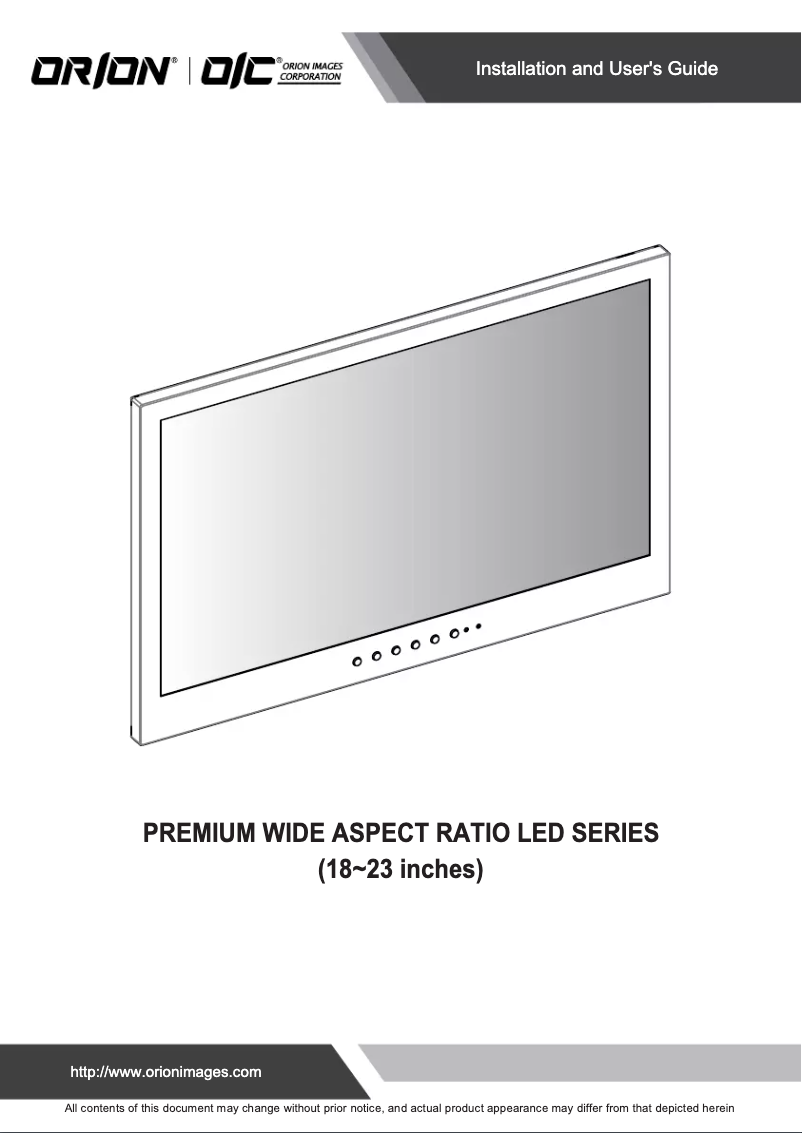 Imagen de la primera página del manual del dispositivo Premium 18REDP