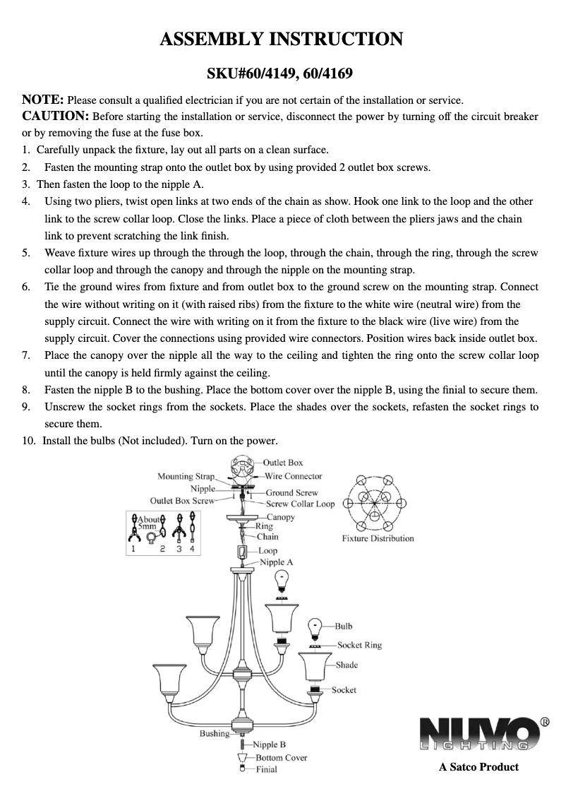 Imagen de la primera página del manual del dispositivo Surrey 60/4149