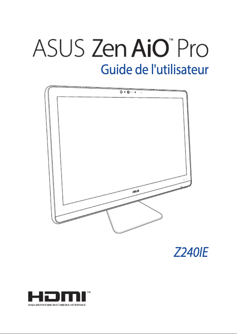 Imagen de la primera página del manual del dispositivo Zen AiO Pro 24 Z240