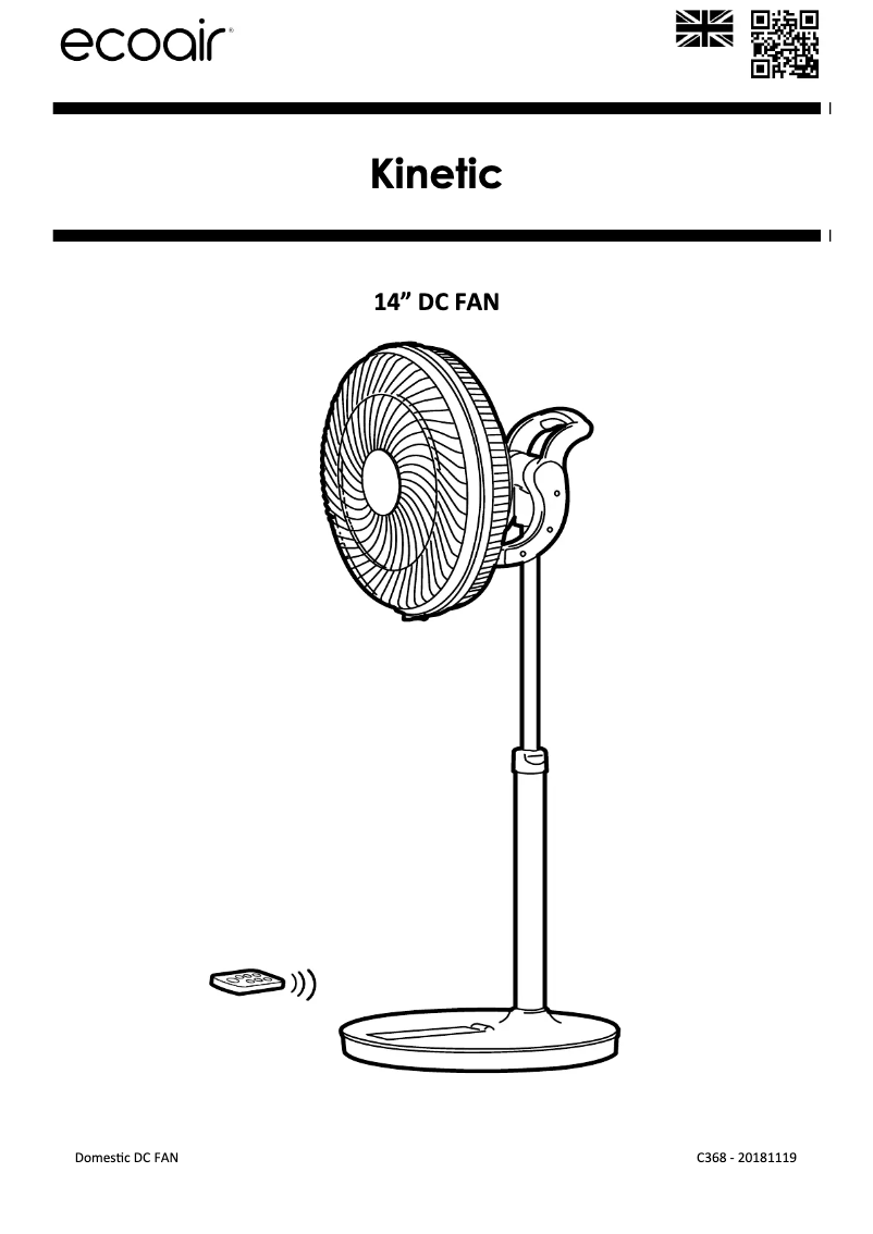 Página 1 del manual Manual de usuario EcoAir Kinetic