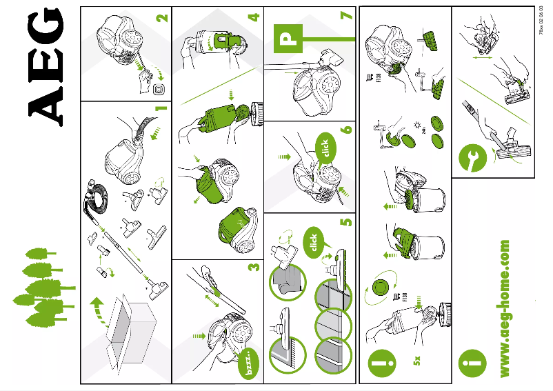 Página 1 del manual Manual de usuario AEG AE7810EL