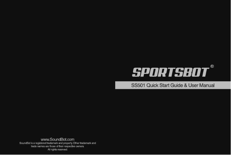 Imagen de la primera página del manual del dispositivo SS501