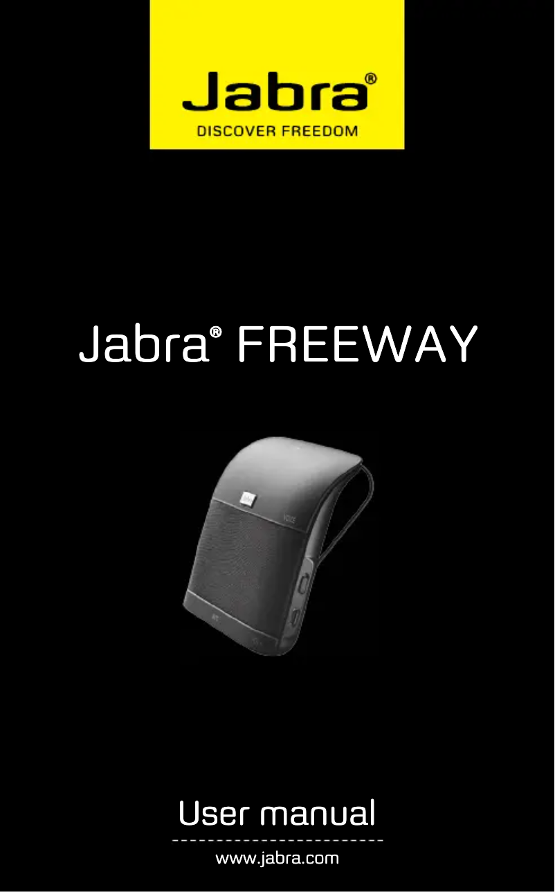 Imagen de la primera página del manual del dispositivo Freeway