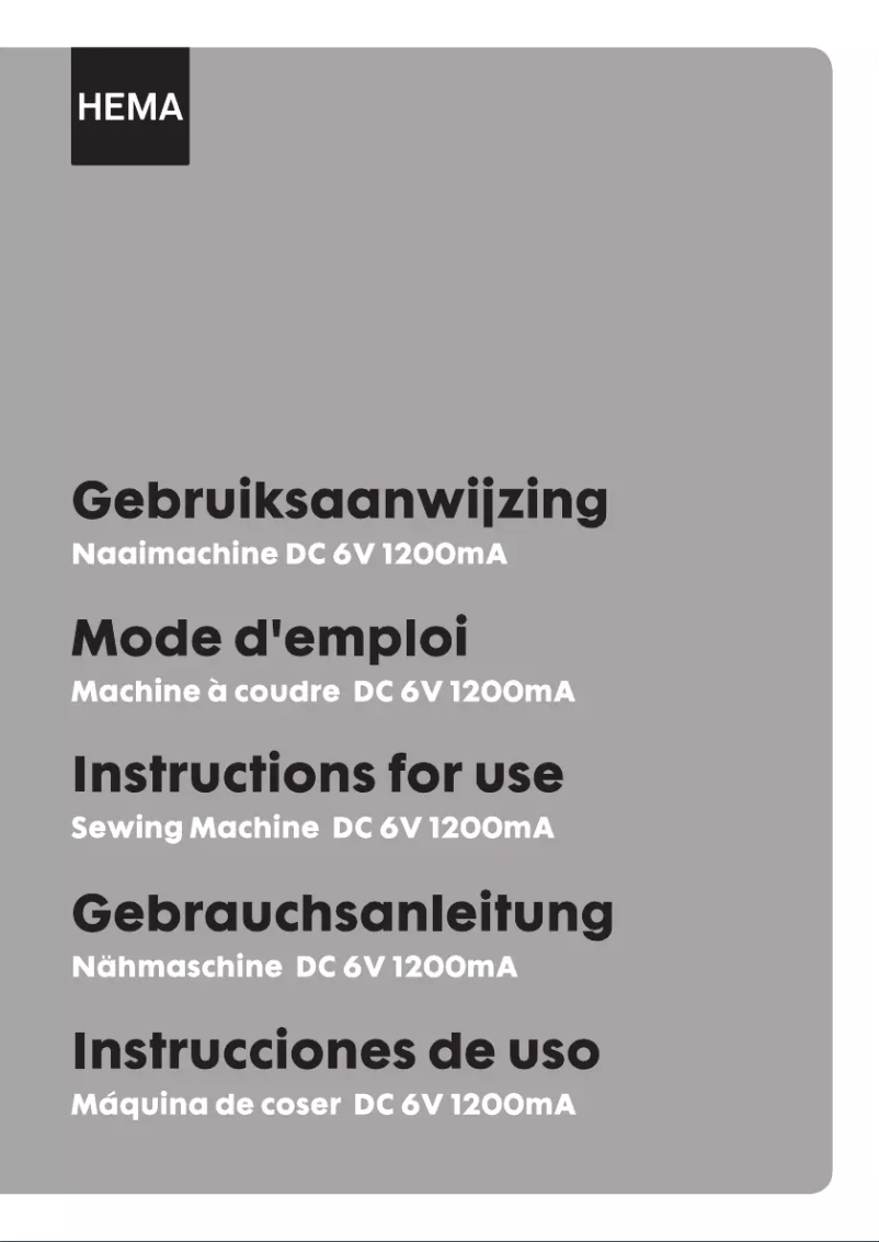 Imagen de la primera página del manual del dispositivo DC 6V 1200mA