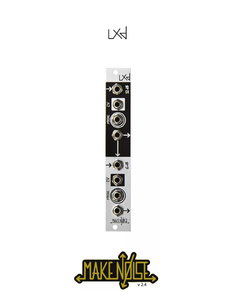 Imagen de la primera página del manual del dispositivo LxD