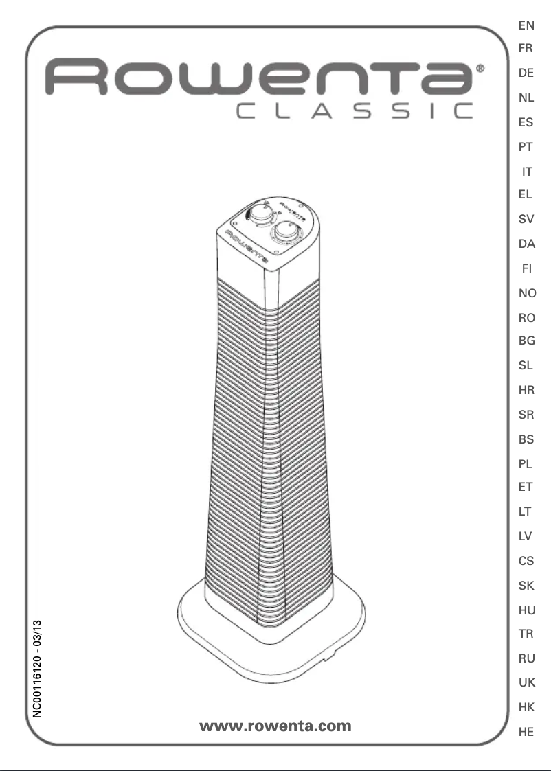 Imagen de la primera página del manual del dispositivo Classic VU6140
