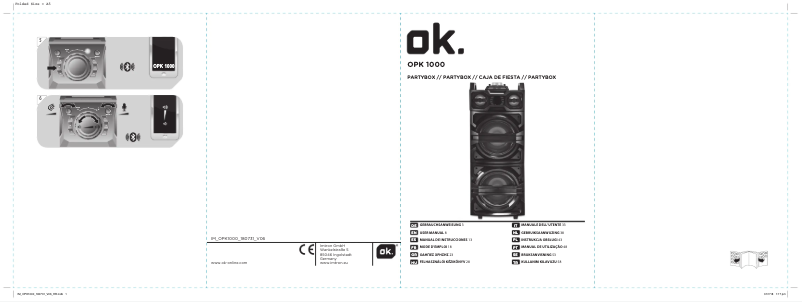 Página 1 del manual Manual de usuario OK OPK 1000