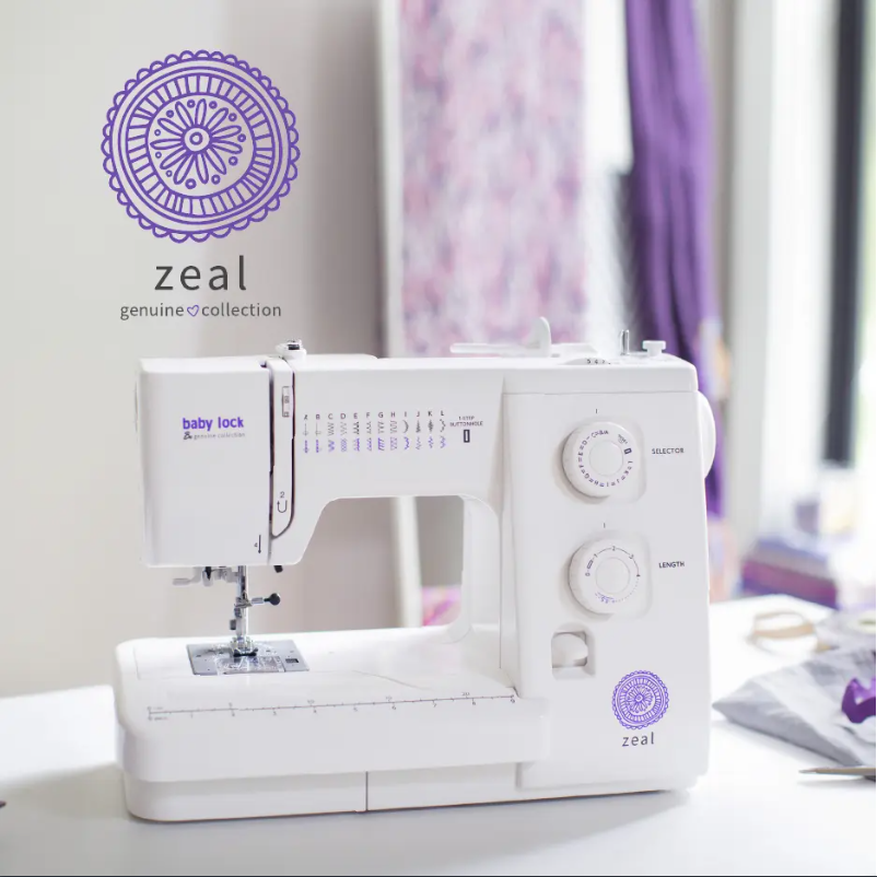 Página 1 del manual Ficha técnica Baby Lock Zeal