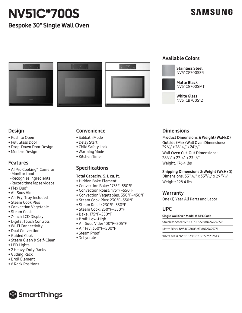 Imagen de la primera página del manual del dispositivo NV51CG700SSR