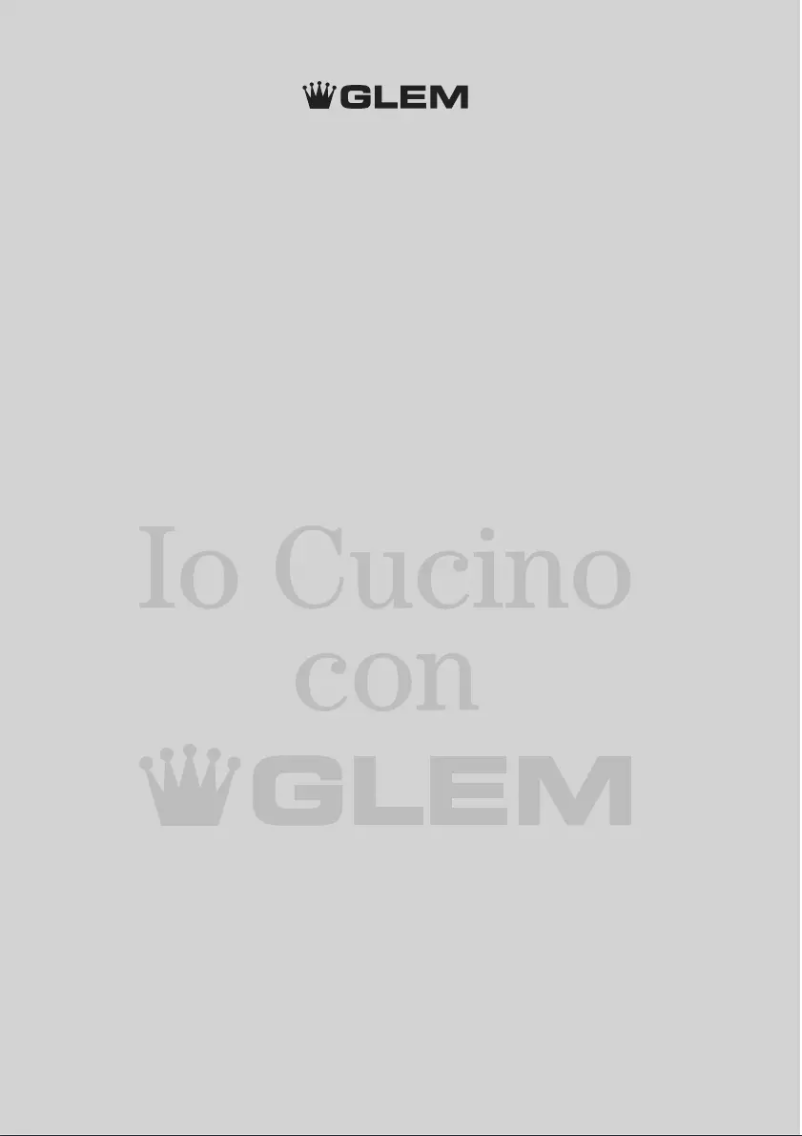 Página 1 del manual Manual de usuario Glem Gas GHP945WH