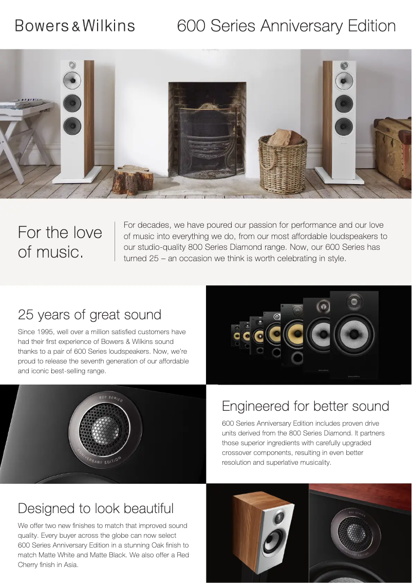 Página nº 1 - Ficha técnica Bowers & Wilkins 607 S2