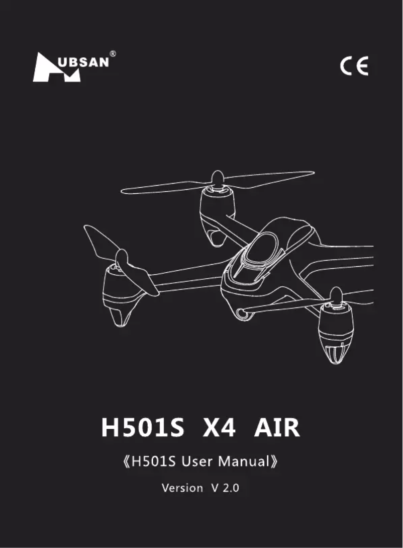 Página 1 del manual Manual de instrucciones Hubsan H501S X4 Air
