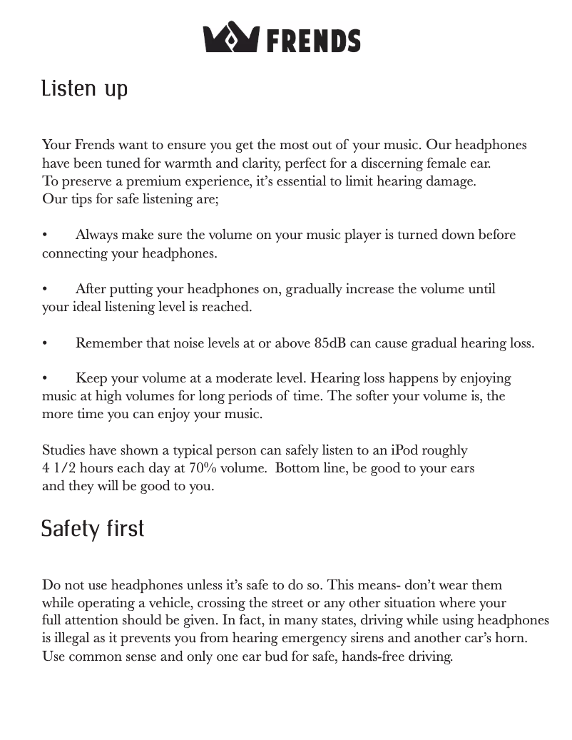 Imagen de la primera página del manual del dispositivo Taylor