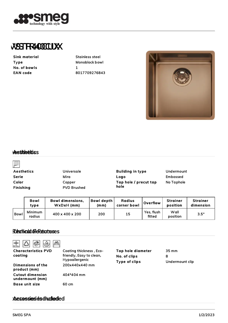 Imagen de la primera página del manual del dispositivo VSTR40CUX