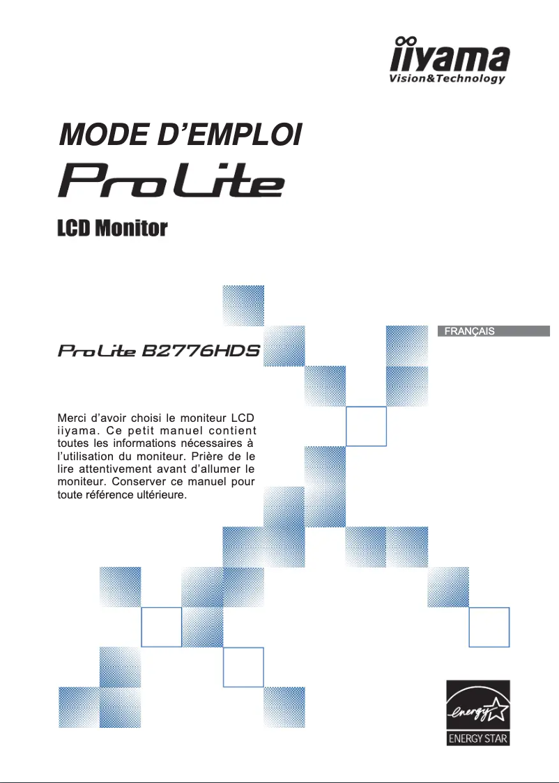 Imagen de la primera página del manual del dispositivo ProLite B2776HDS-W2