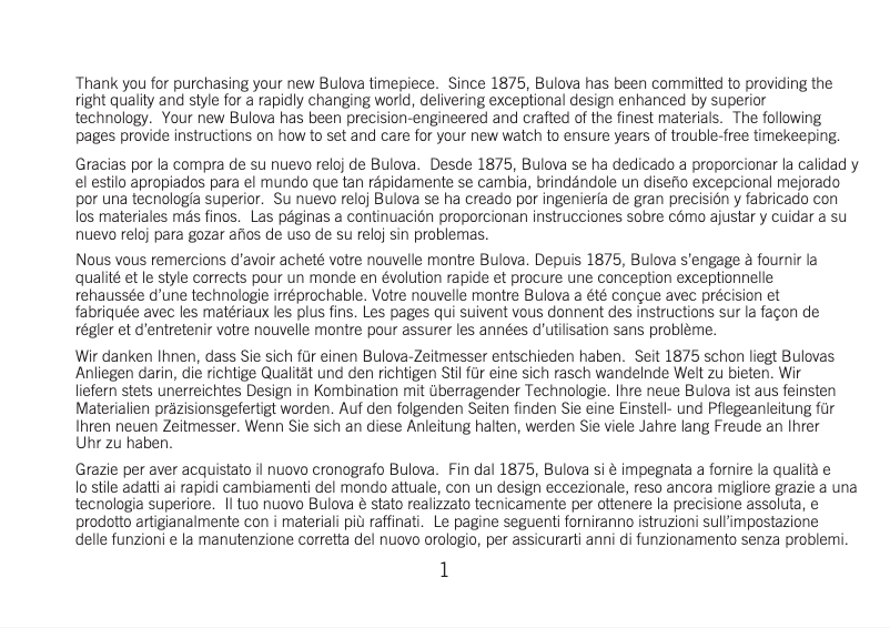 Imagen de la primera página del manual del dispositivo Grammy 98L240