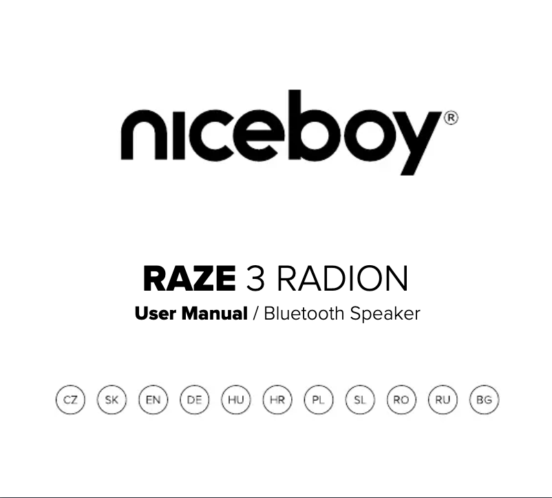 Página 1 del manual Manual de usuario Niceboy RAZE 3 Radion