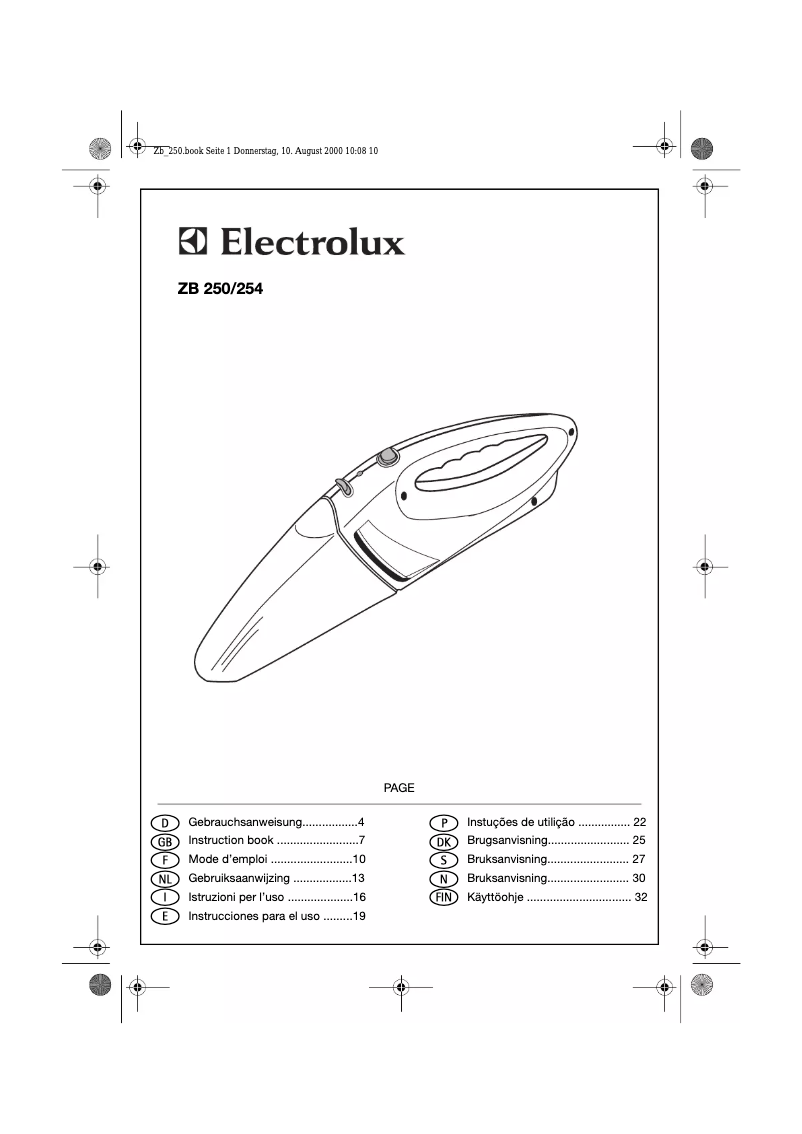 Imagen de la primera página del manual del dispositivo A160 GT