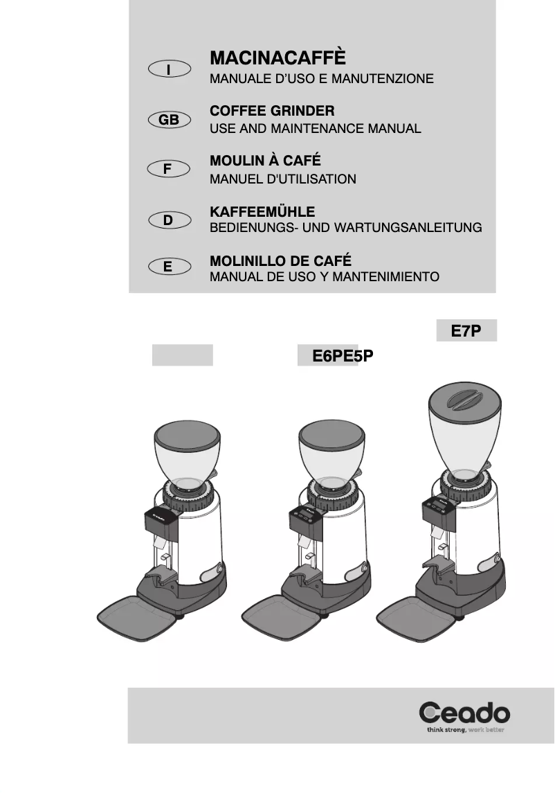 Imagen de la primera página del manual del dispositivo E6P