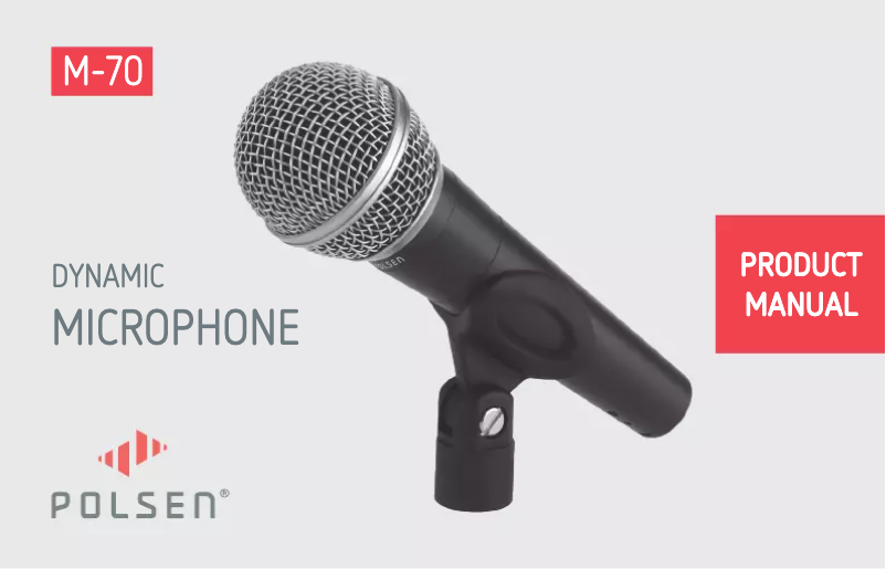 Imagen de la primera página del manual del dispositivo M-70