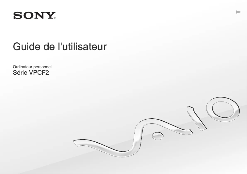 Página 1 del manual Manual de usuario Sony Vaio VPCF245