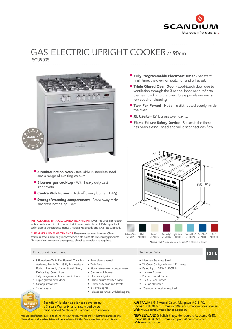 Imagen de la primera página del manual del dispositivo SCU900S