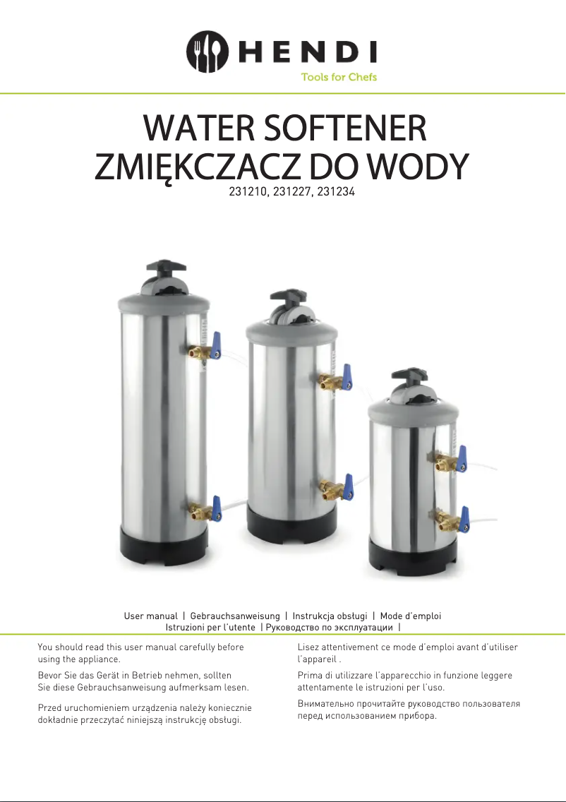 Página 1 del manual Manual de usuario Hendi 231234