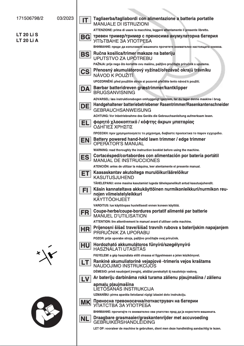 Página 1 del manual Manual de usuario Stiga GT 100e Kit