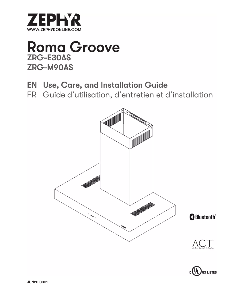 Imagen de la primera página del manual del dispositivo Roma Groove ZRG-E30AS