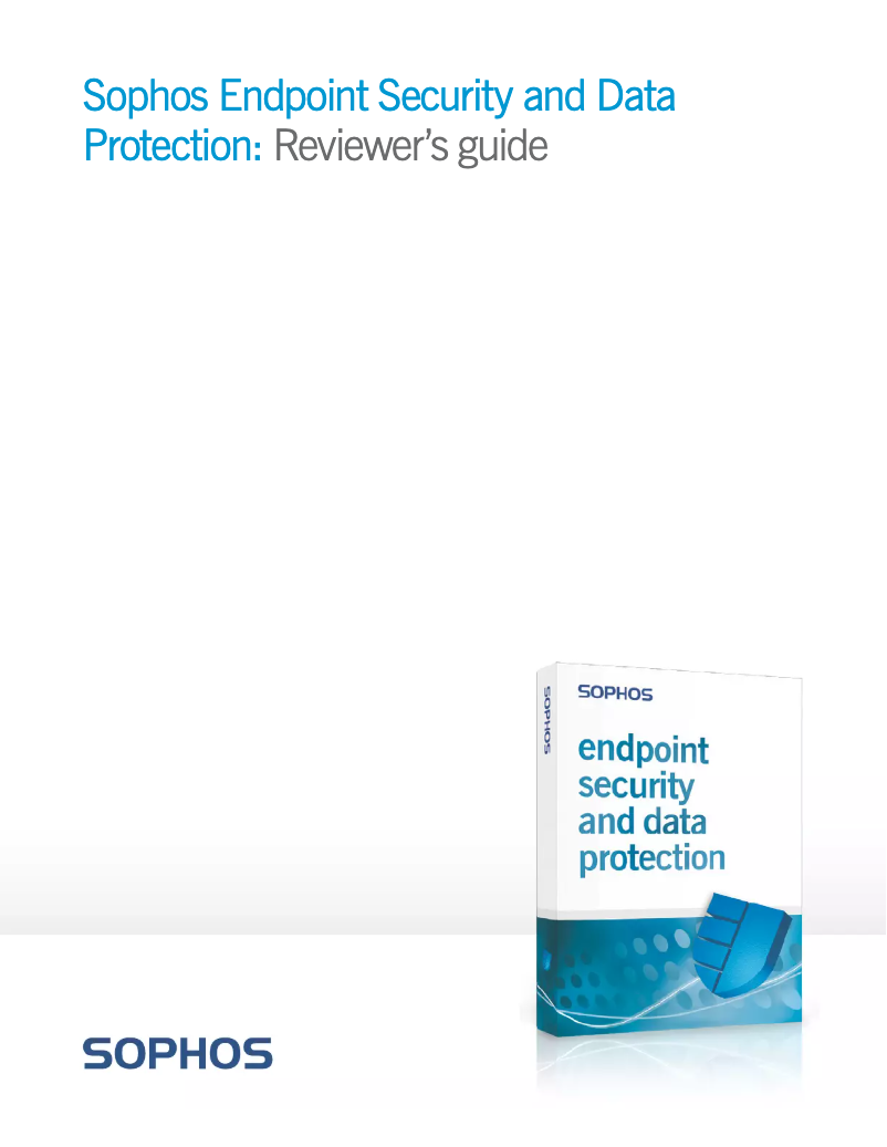 Página 1 del manual Manual de usuario Sophos Endpoint Security & Data Protection