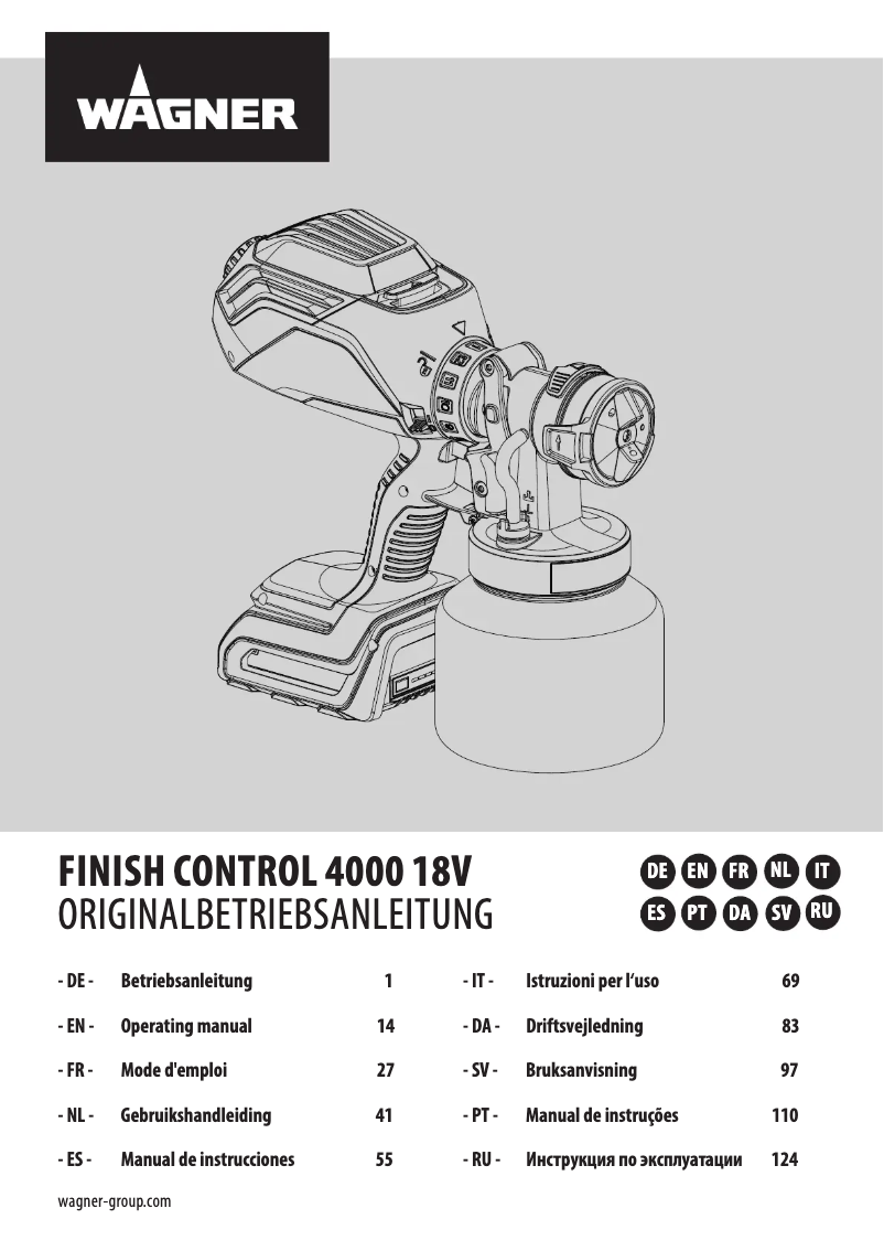 Página nº 1 - Manual de usuario Wagner FinishControl 4000